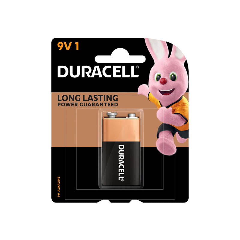 Duracell DRC0019DCSHHS 9V 1pc Alkaline Battery
