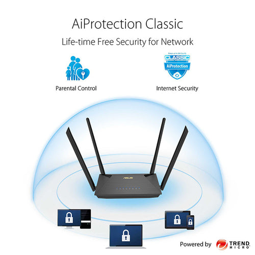 ASUS RT-AX53U AX1800 Dual Band WiFi 6 Router
