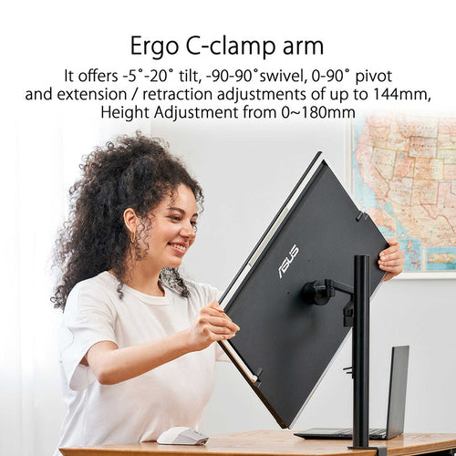 ASUS ZenScreen MB249C Portable Monitor – 23.8 FHD IPS USB-C