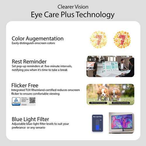 ASUS VU279HFI-W Eye Care Monitor - 27 FHD IPS 100Hz