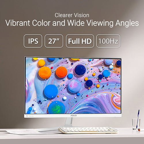 ASUS VU279HFI-W Eye Care Monitor - 27 FHD IPS 100Hz