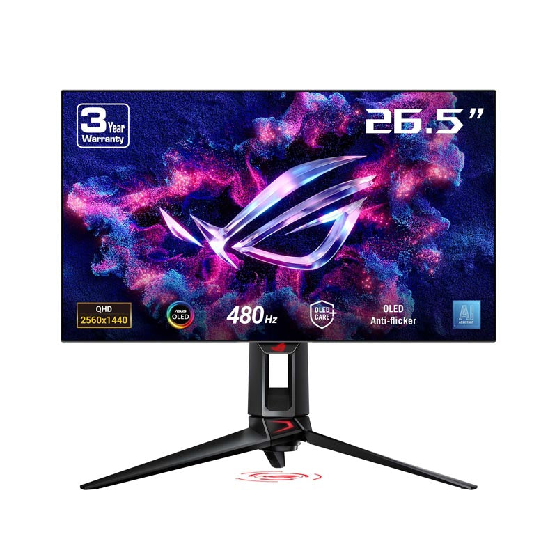 ASUS ROG Swift OLED PG27AQDP Gaming Monitor - 27 QHD WOLED 480Hz