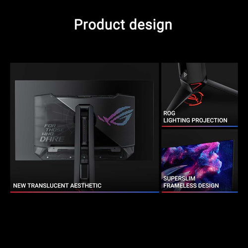 ASUS ROG Swift OLED PG27AQDP Gaming Monitor - 27 QHD WOLED 480Hz