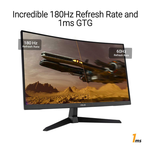 ASUS TUF Gaming VG27WQ3B Gaming Monitor - 27 QHD Fast VA 180Hz