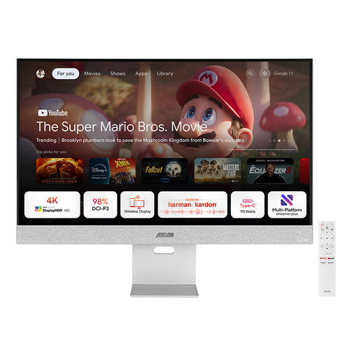 ASUS ZenScreen Smart MS32UC - 32 UHD IPS HDR400 Smart Monitor