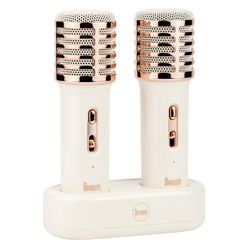 Divoom Songbird Portable Karaoke Set (White)