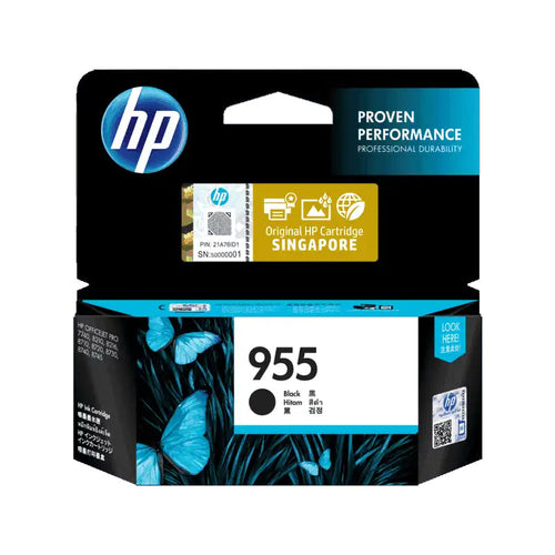 HP 955 Black Original Ink Cartridge (L0S60AA)