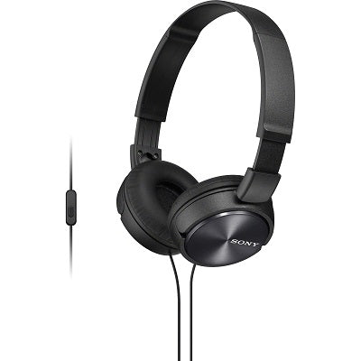 Sony MDR-ZX310AP Headphones with Mic (Black)