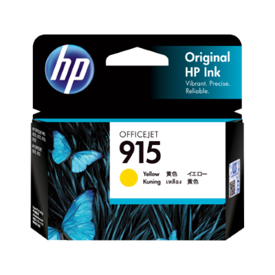 HP 915 Yellow Original Ink Cartridge (3YM17AA)