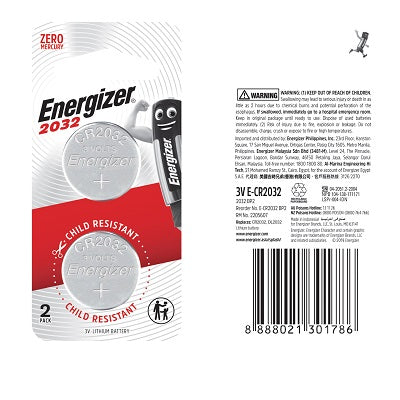 Energizer CR2032 Battery (Lithium Coin)