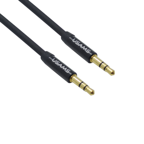 Usams YP-01 Aux Audio Cable 1M Black