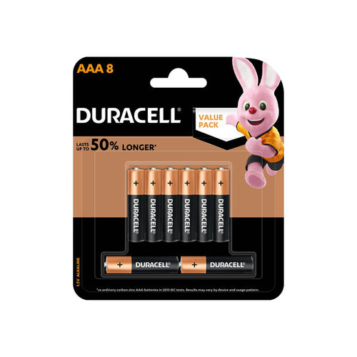 Duracell DRC0004DCSHHS AAA Alkaline Battery (8pcs)