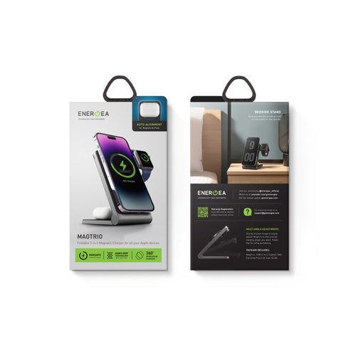 Energea MagTrio 3-in-1 Foldable MagSafe Wireless Charger