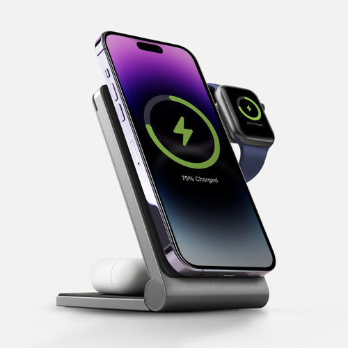 Energea MagTrio 3-in-1 Foldable MagSafe Wireless Charger