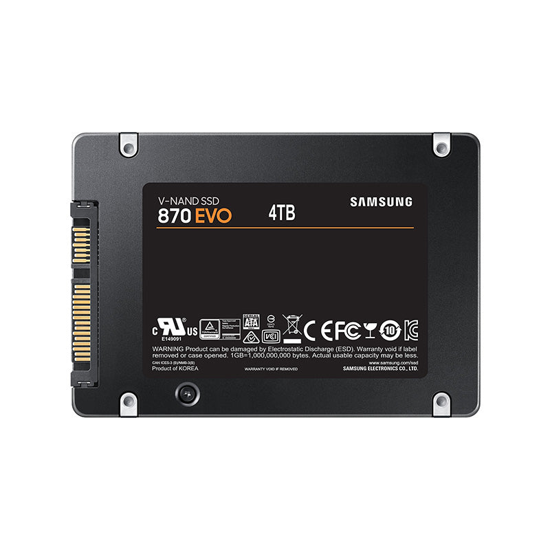 Samsung 870 EVO 4TB SATA 2.5 SSD 新品 Samsung 870 EVO 4TB SATA 2.5'' SSD – Challenger Singapore