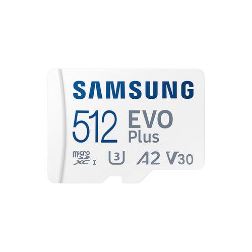 Samsung EVO Plus 512GB microSD with adapter