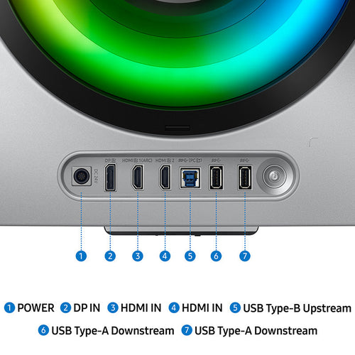 Samsung LS34DG850SEXXS 34 Odyssey OLED G8 UWQHD 175Hz Gaming Monitor