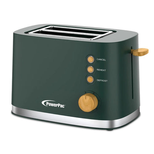 PowerPac PPT05G Bread Toaster (Green)