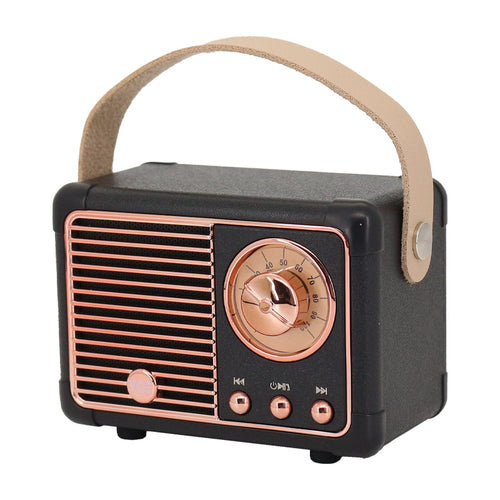 VCE Retro Wireless Speaker (Black)