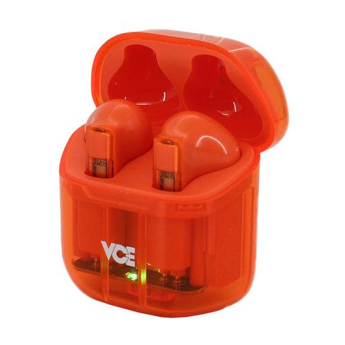 VCE VE-BTE03 True Wireless Earbuds (Orange)