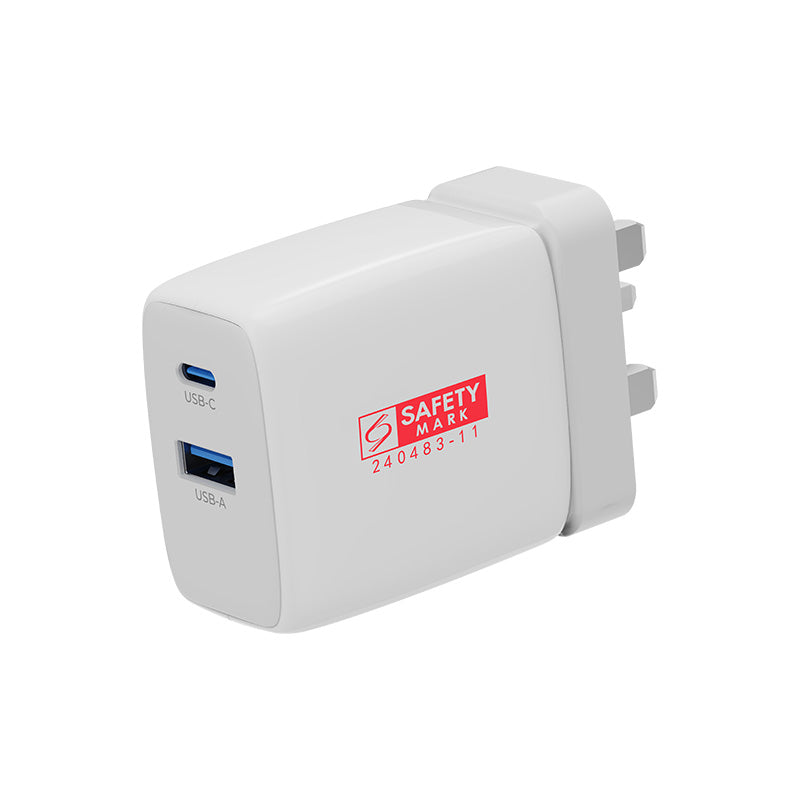 VCE VE-PA01-WH PD65W GaN Wall Charger(1A+1C) White