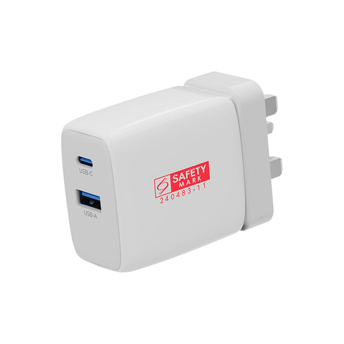 VCE VE-PA01-WH PD65W GaN Wall Charger(1A+1C) White