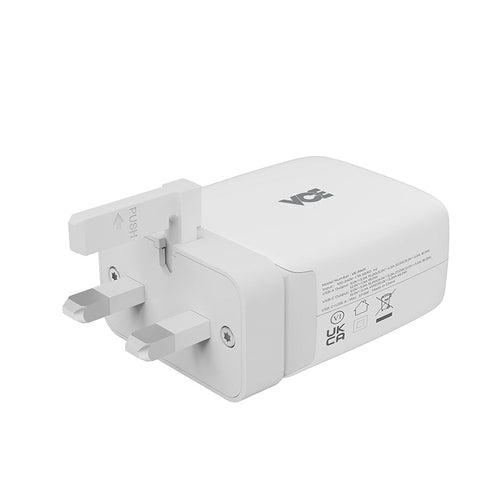 VCE VE-PA01-WH PD65W GaN Wall Charger(1A+1C) White