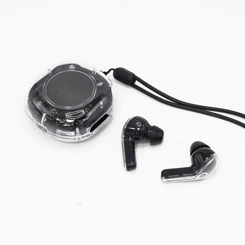 VCE VE-BTE04 Transparent TWS with RGB light (Black)