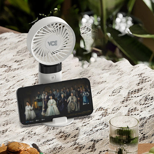 VCE VE-LAC64 Portable Fan with Stand (White)