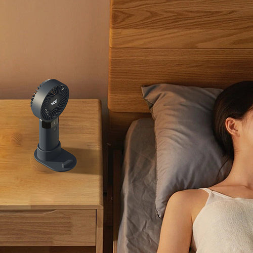 VCE VE-LAC64 Portable Fan with Stand (Dark Blue)