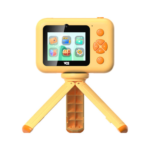 VCE VE-CA03 Kids Print Camera with Tripod (Yellow)