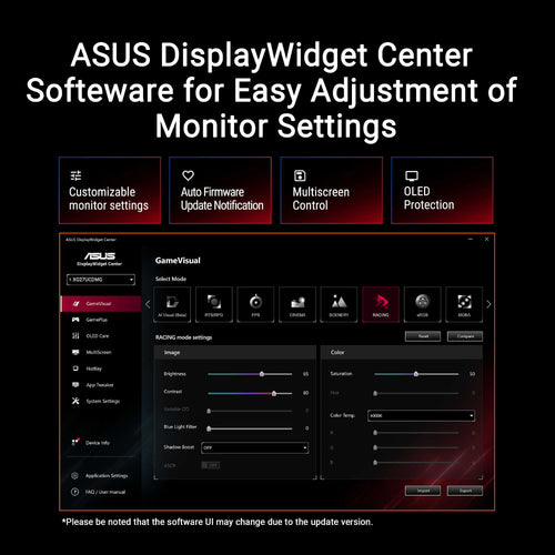 Asus ROG Strix OLED XG27UCDMG - 27 4K QD-OLED 240Hz Gaming Monitor