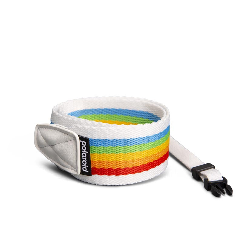 Polaroid Camera Strap Flat - Rainbow Grey
