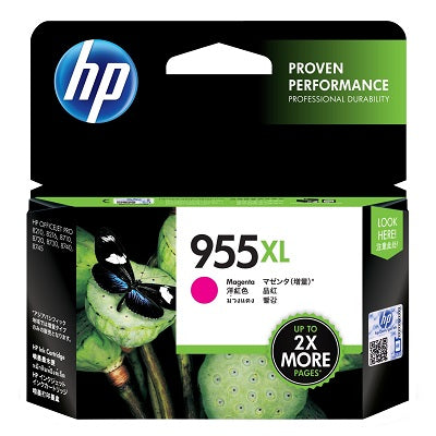 HP 955XL Magenta Original Ink Cartridge (L0S66AA)