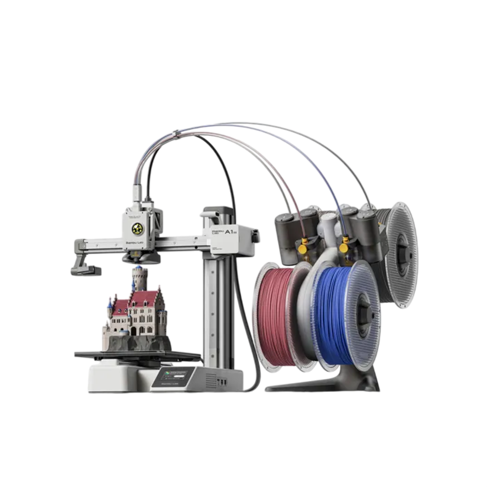 Bambu Lab A1 Mini Combo 3D Printer (PF002-M+SA005-UK) – Challenger
