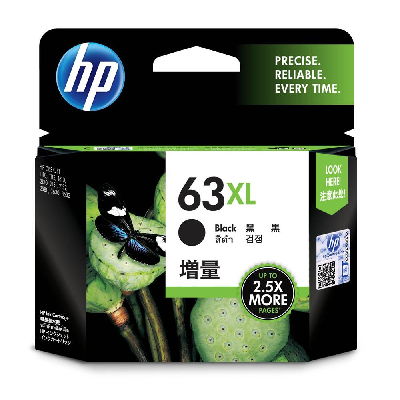 HP 63XL Black Original Ink Cartridge (F6U64AA)
