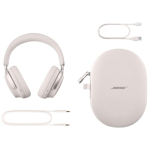 Bose QuietComfort Ultra Wireless Noise Cancelling Headphones (White Smoke)