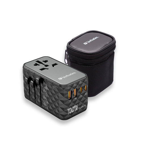 Verbatim (BOS) VM32121 GaN III Universal T.Adapter 2C2A PD100W