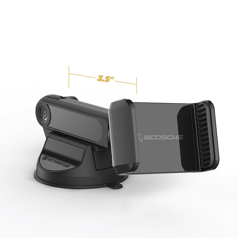 Scosche UH4WDEX2-SP ExtendoMount Telescoping Phone/GPS Suction Cup Mount with Adjustable Arms