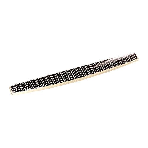 Fellowes 9653601 Black Chevron Gel Keyboard Wrist Rest