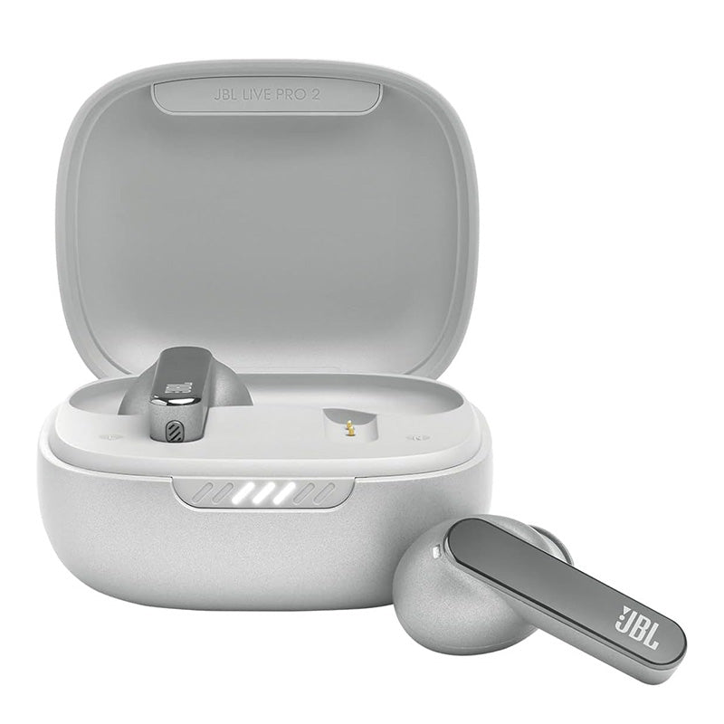 JBL Live Pro 2 True Wireless Earbuds (Silver)
