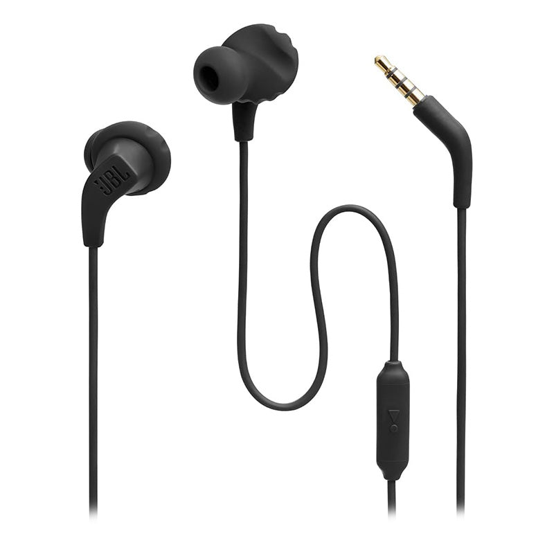 JBL Endurance Run 2 Earphones with Mic (Black)