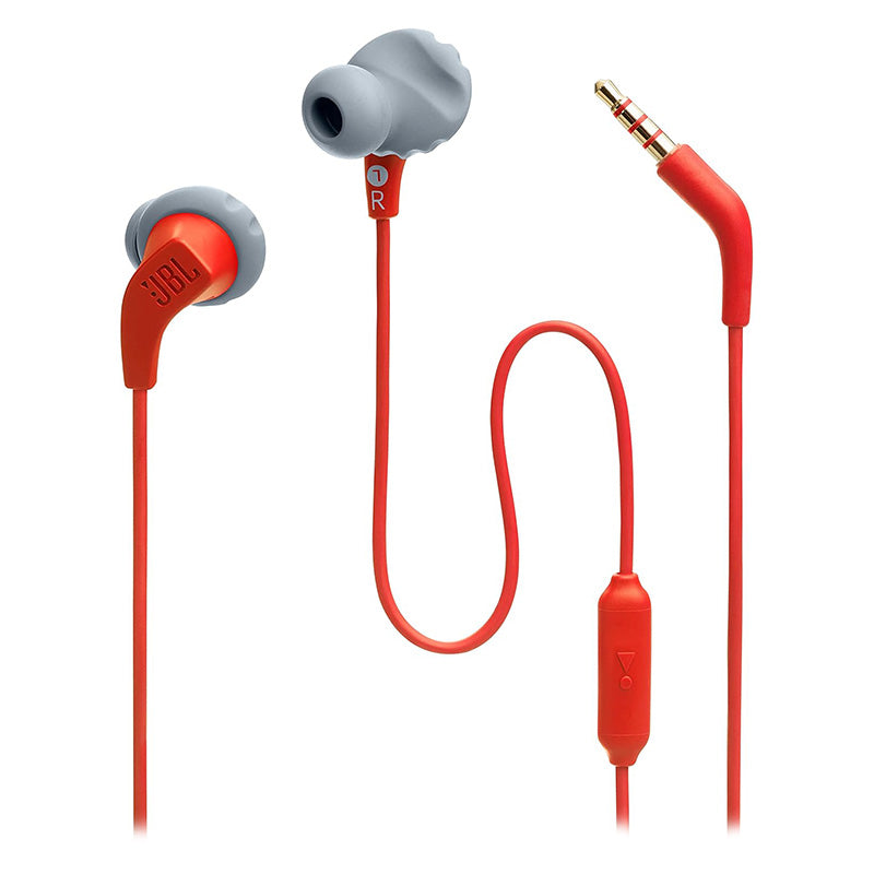 JBL Endurance Run 2 Earphones with Mic (Coral)