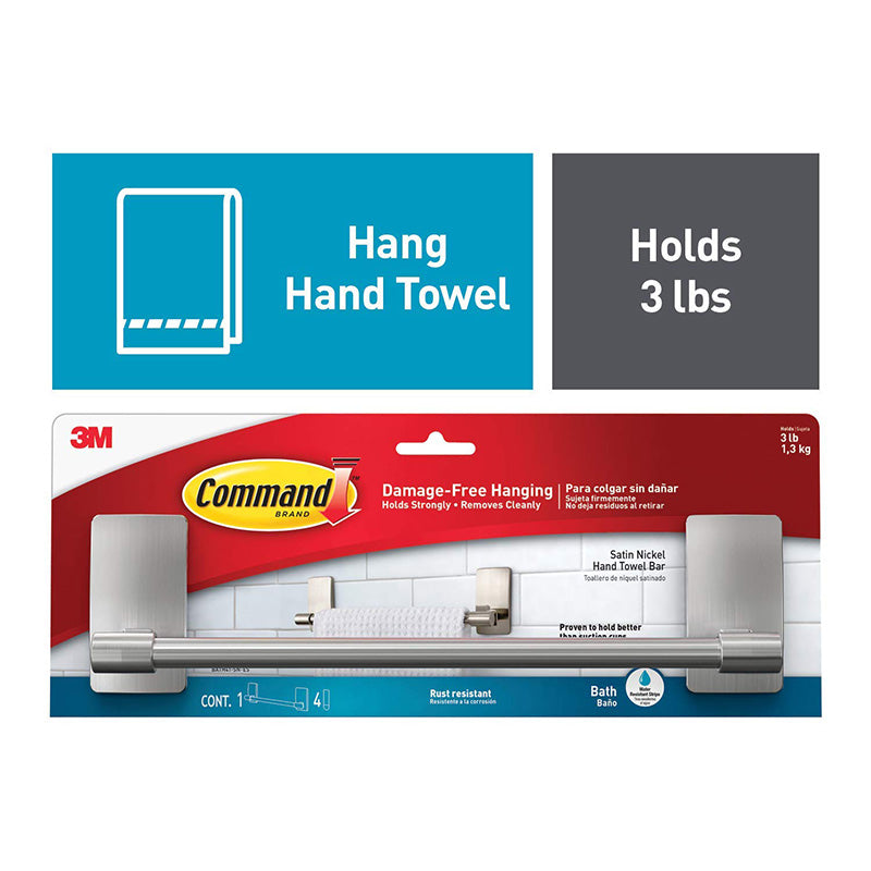 3M Command Bath41-SN-ES Towel Bar