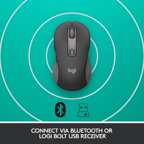 Logitech Signature M650 Wireless Mouse (L - Graphite)