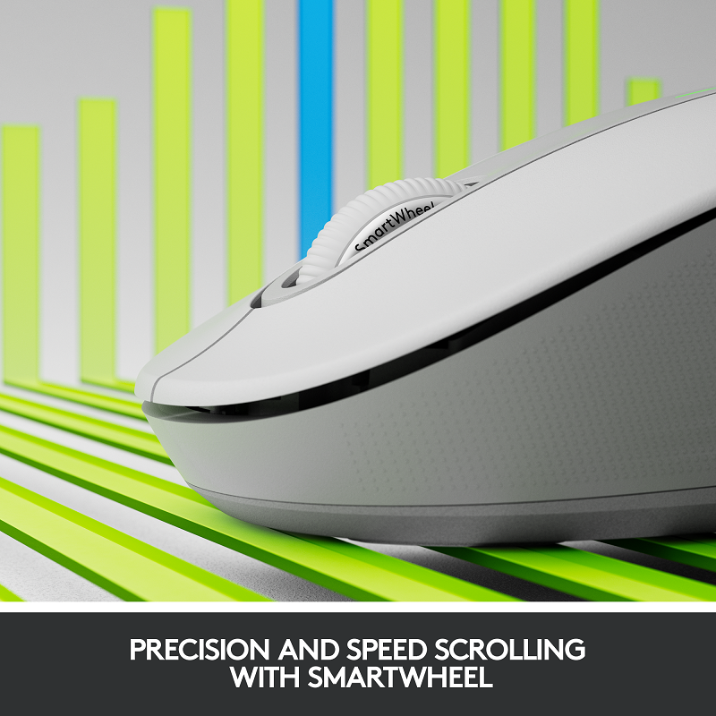 Logitech Signature M650 Wireless Mouse (L - White)