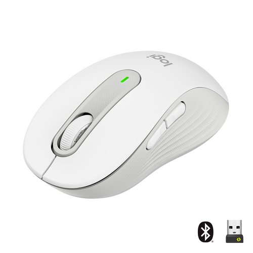 Logitech Signature M650 Wireless Mouse (L - White)