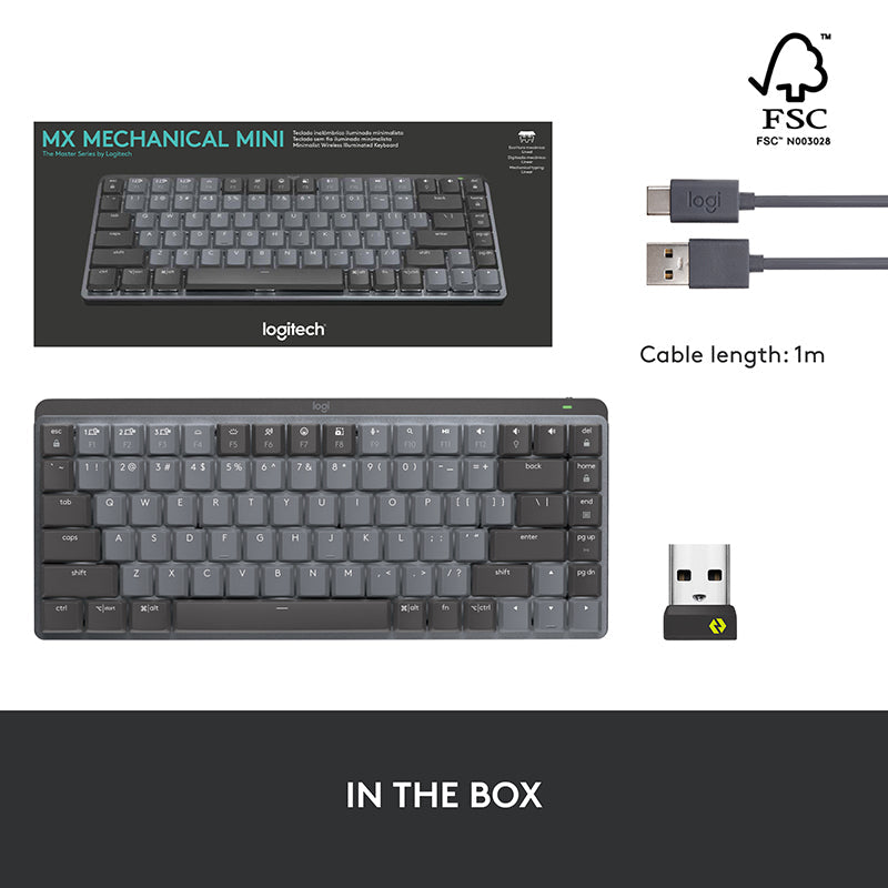 Logitech MX Mechanical Mini Keyboard - Tactile
