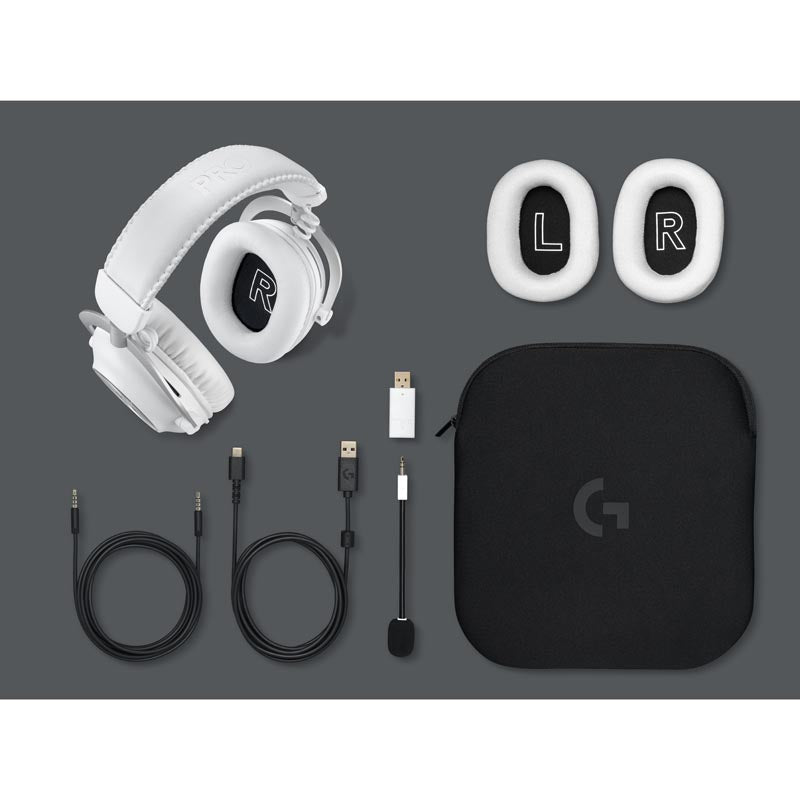 Logitech G Pro X 2 Lightspeed Wireless Gaming Headset - White
