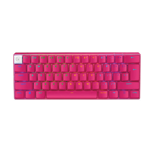 Logitech Pro X 60 LightSpeed Wireless Tactile Gaming Keyboard 920-011954 (Magenta)